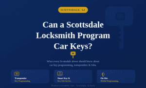 Read more about the article Can a Scottsdale Locksmith Program Car Keys?