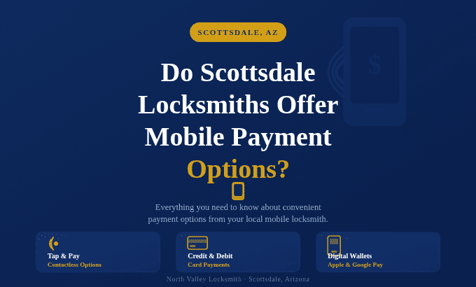 Read more about the article Do Scottsdale Locksmiths Offer Mobile Payment Options?