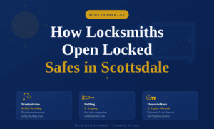 Read more about the article How Locksmiths Open Locked Safes in Scottsdale