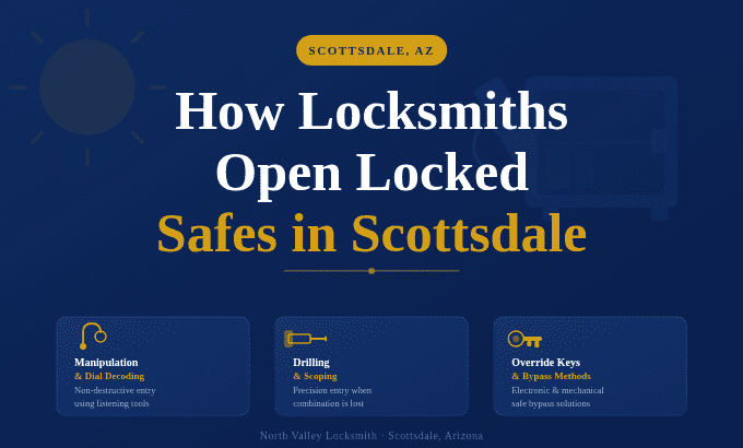 Read more about the article How Locksmiths Open Locked Safes in Scottsdale